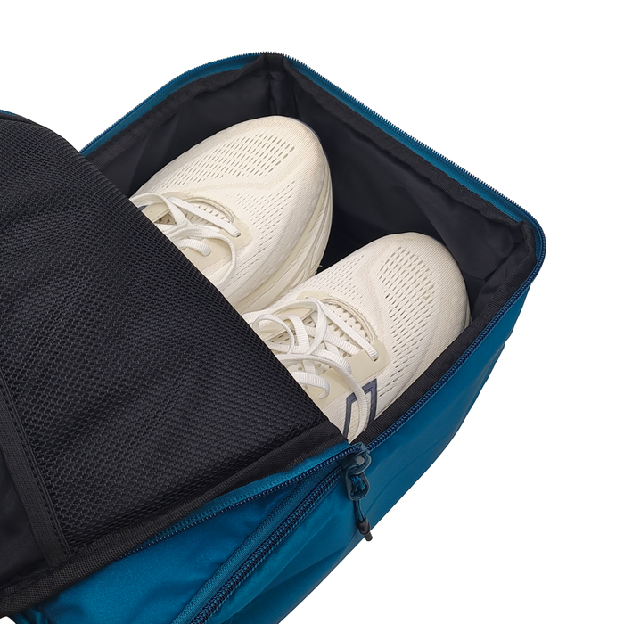 Close-up of the interior of the Sasquatch Shoe Bag