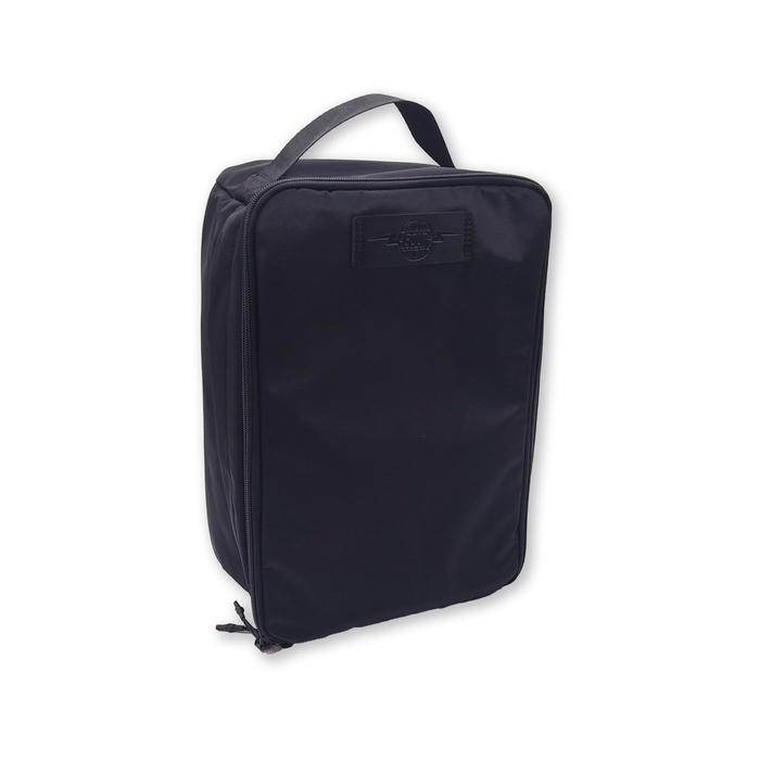 Shadow Noir Shoe Bag - front view