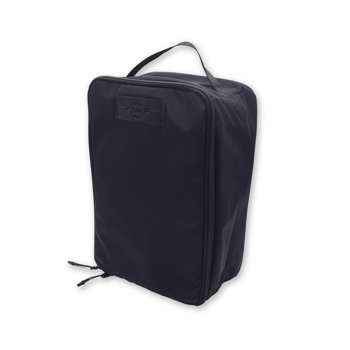 Shadow Noir Shoe Bag, alternate front view