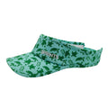 Shelly's Reef Run Sea Turtle Visor with colorful reef print, side view