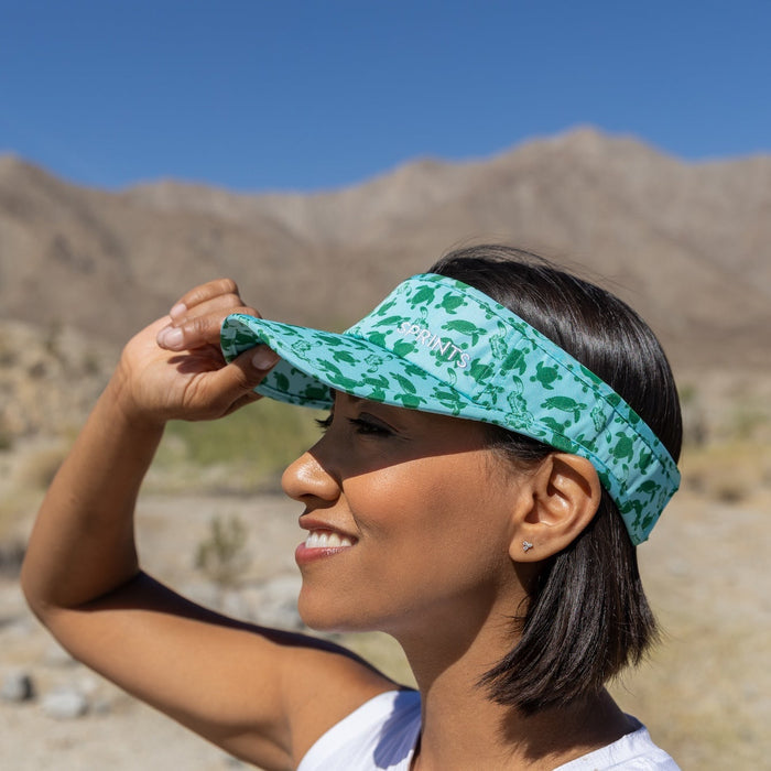 Shelly's Reef Run Sea Turtle Visor (Unisex)
