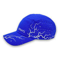 Shockwave Neon Blue Flash Reflective HyperG hat - side view