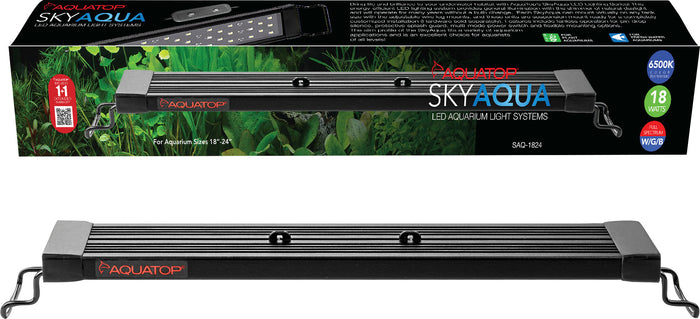 AT SKYAQUA LED LIGHT 24" BLK
