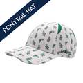 Slow Days Still Count Ponytail Hat - front view