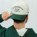 Person wearing the Slow Days Still Count Run Club Structured VP Hat
