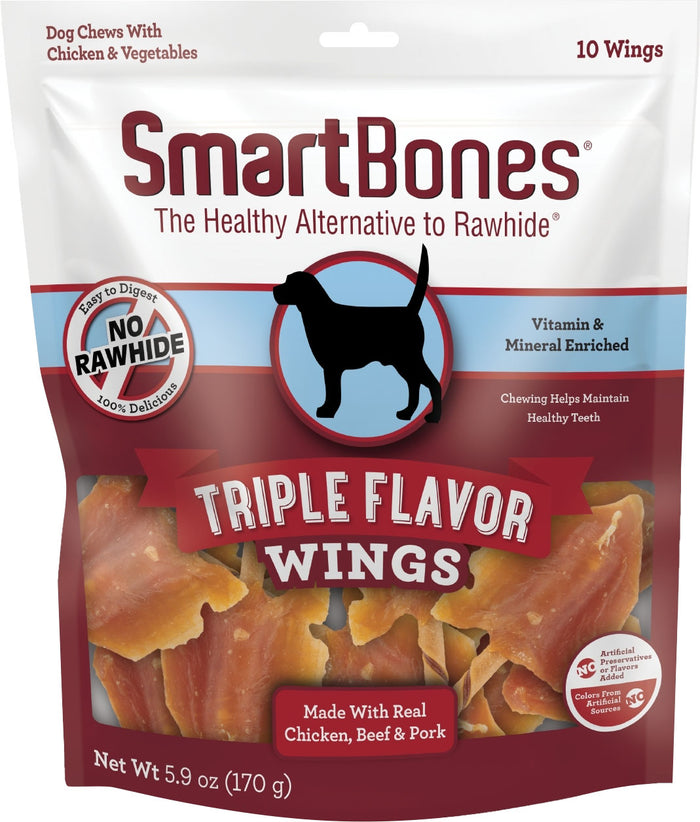 SB TRIPLE FLAVOR WINGS CHKN/BEEF/PORK 10CT
