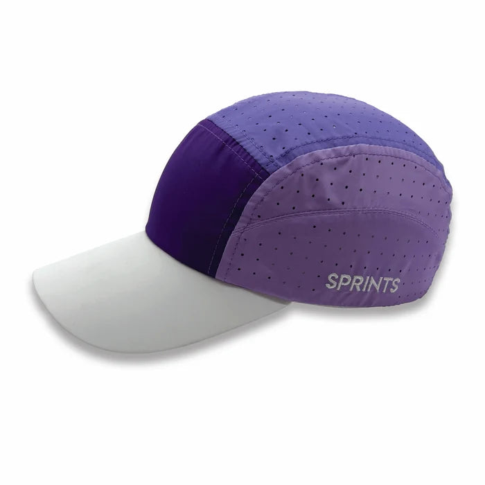 Smoke Plum HyperG Hat in layered purple and black, product photo
