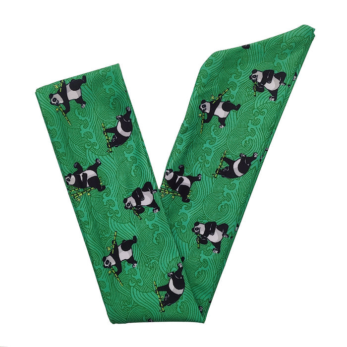 Snack Attack Panda Dash Headband, folded flat