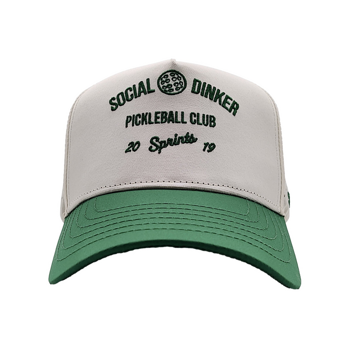 Social Dinker Pickleball Club Structured VP Hat - front view