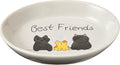 ETH BEST FRIENDS OVAL CAT DISH 6 INCH