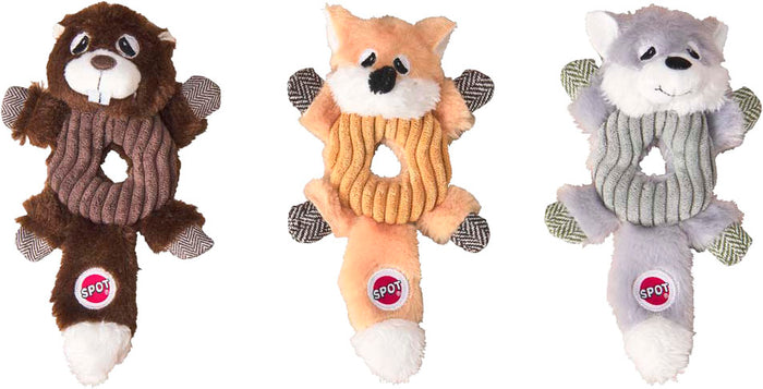 SPOT LIL SPOTS DONUT CRINKLE DOG TOY
