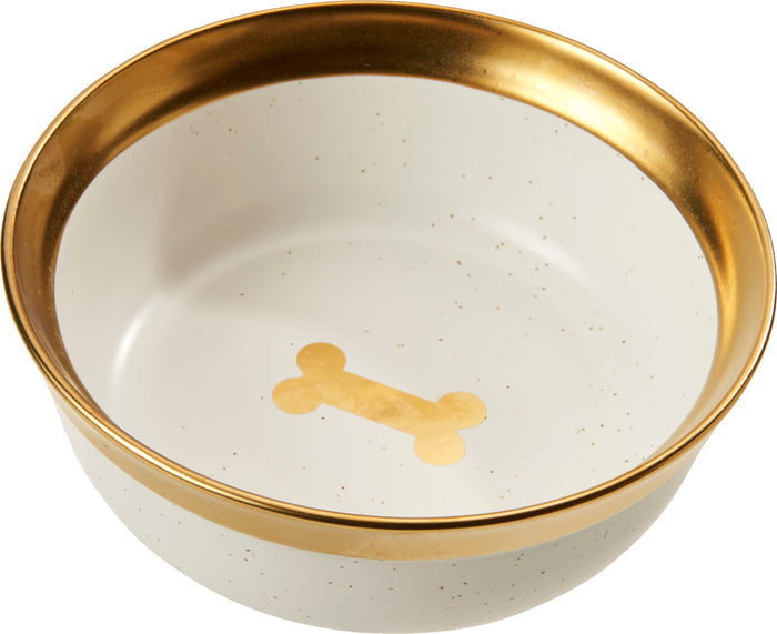 ETH MALIBU DOG DISH GOLD 7 INCH