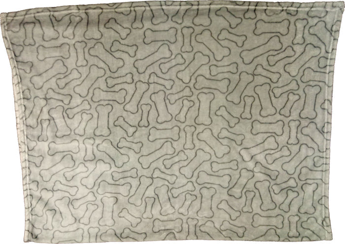 SNUGGLER BONES GRAY 40X60