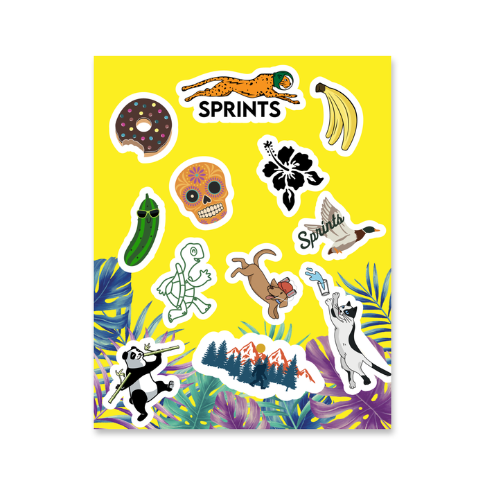 Sprints Originals Sticker Sheet