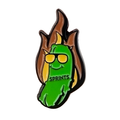 Sprints Spicy Pickle Enamel Pin - front view
