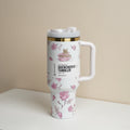 Stanley Rose Design Tumbler – Elegant Jewelry for Pageants and Events