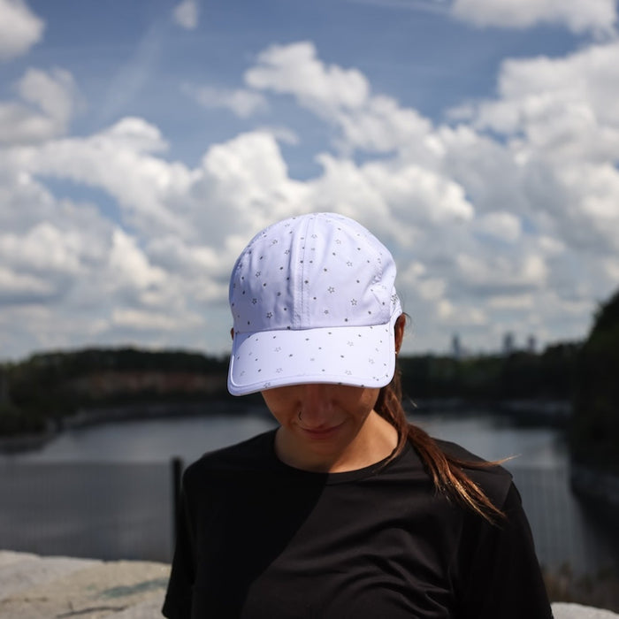 Woman wearing the Starline White OG Hat - front view