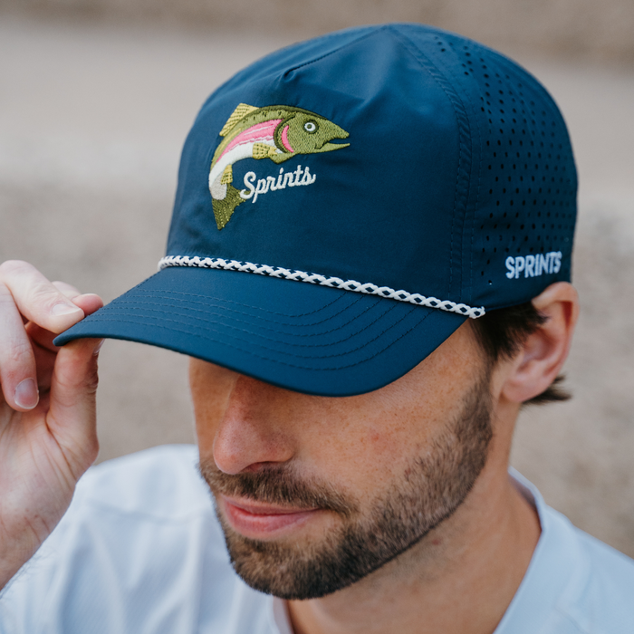 Streamline EZ Rope Snapback Hat, close-up view