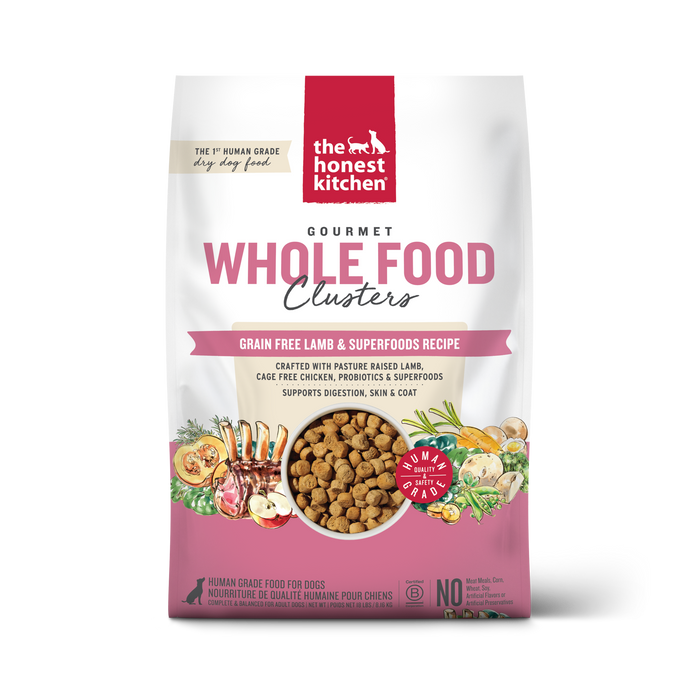 The Honest Kitchen Grain Free Lamb Clusters Dry Dog Food