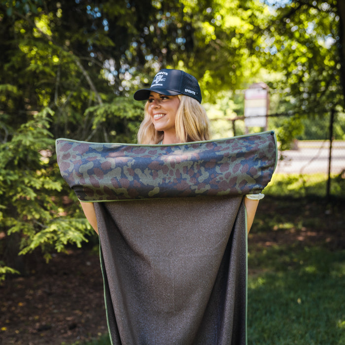 The Range Camo Car Seat Cover Towel w/ Snaps