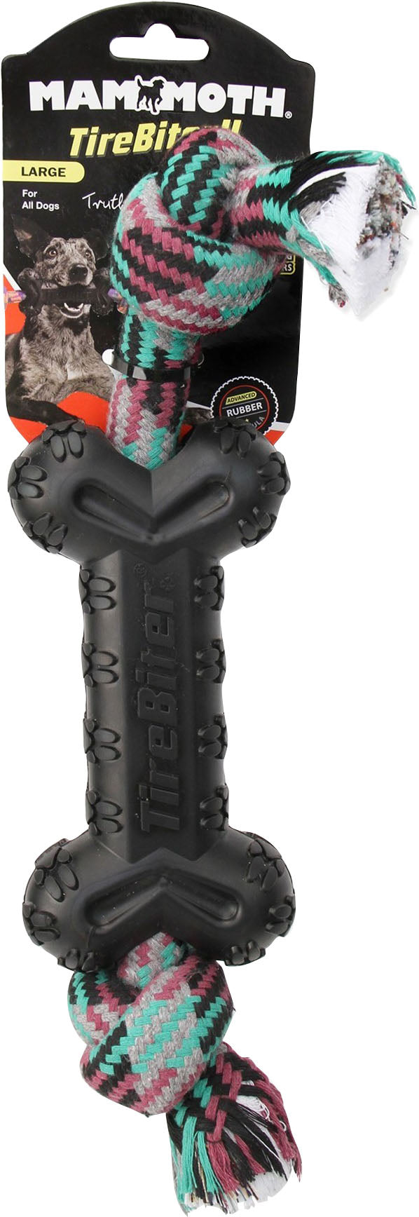 MM TIRE BITER II BONE W/ROPE LG