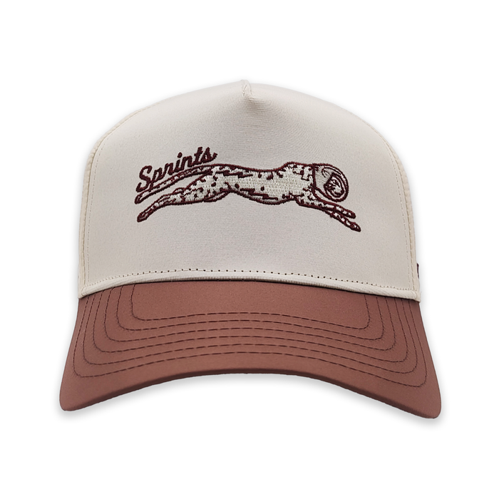 Triple Espresso Energy Jag VP hat, coffee-colored two-tone - front view