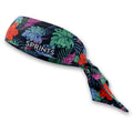 Tropic Touchdown Headband with tropical print - side view
