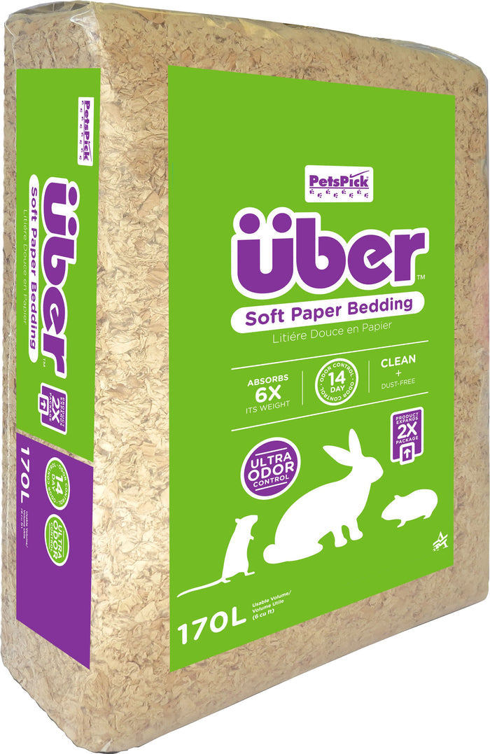 UBER PREMIER SOFT PAPER BEDDING 170 LITER