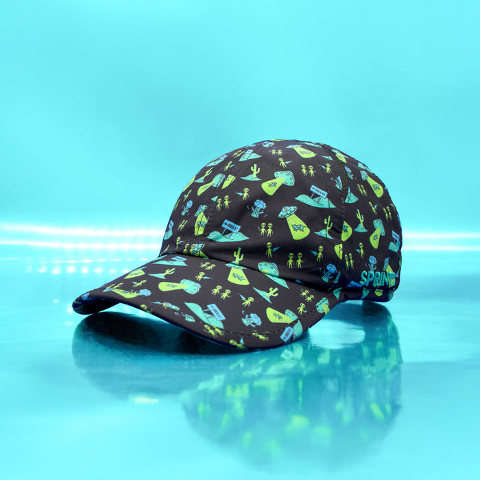 Close-up of the Uninvited Alien Antics OG hat