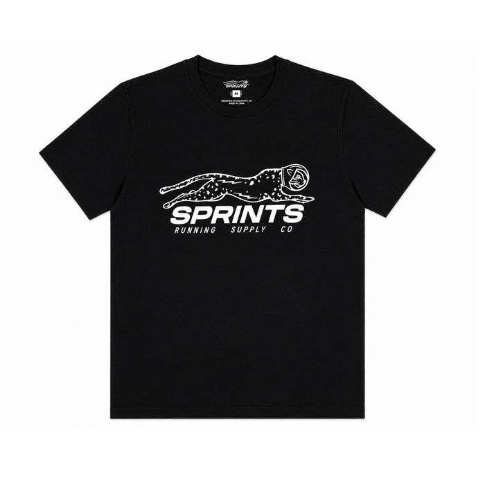Unisex Luxe Suprima Cotton Tee, Black - front view