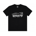 Unisex Luxe Suprima Cotton Tee, Black - front view