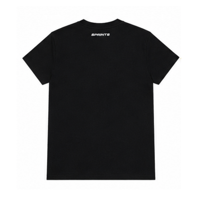 Unisex Luxe Suprima Cotton Tee, Black - back view