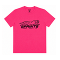 Unisex Luxe Suprima Cotton Tee, Punch Pink - front view