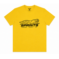 Unisex Luxe Suprima Cotton Tee, Yellow - front view
