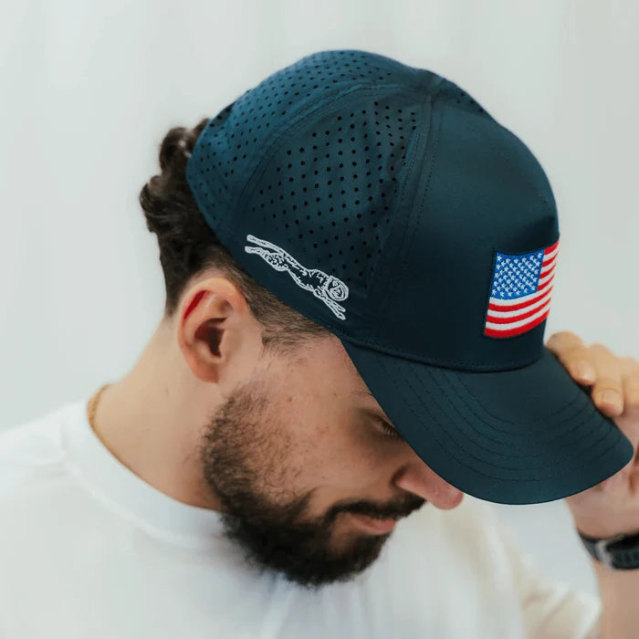 USA Structured VP Hat - Navy (Unisex)