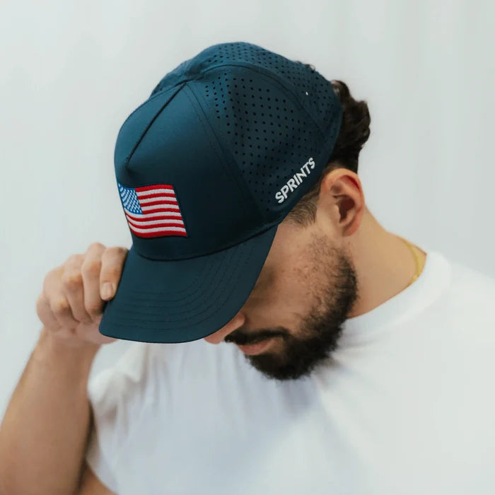 USA Structured VP Hat - Navy (Unisex)