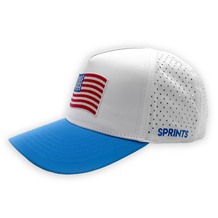 USA Structured VP Hat - side view