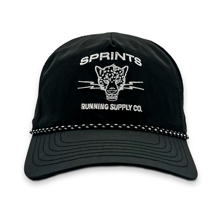 Vault Jag Black EZ Rope Snapback Hat, front view