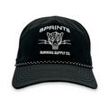 Vault Jag Black EZ Rope Snapback Hat, front view