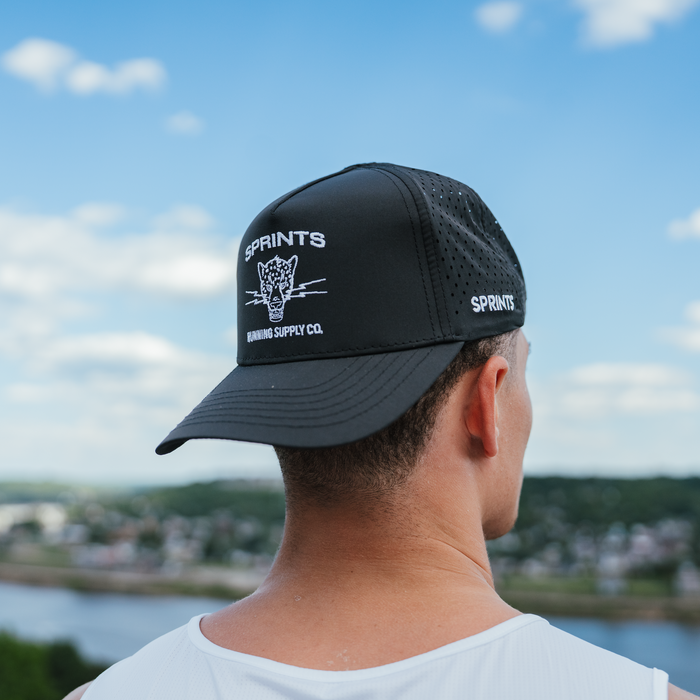 Vault Jag Black Structured VP Hat - side view