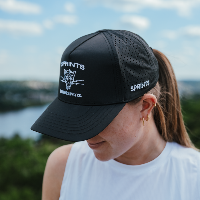 Vault Jag Black Structured VP Hat (Unisex)