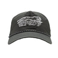 Person wearing the Velocity Sprints Black EZ Rope Snapback Hat