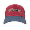 Victory Sprints Bloodline Structured VP hat, merlot and navy two-tone - front view