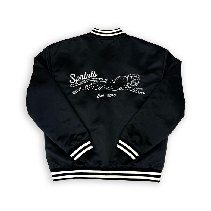 Victory Sprints Bomber Jacket Midnight Mile - back view