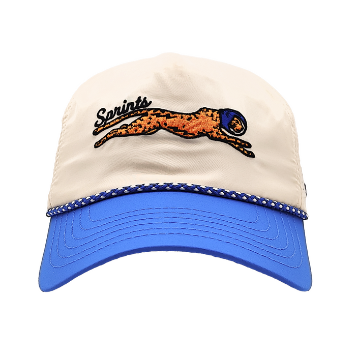 Victory Sprints EZ Rope Snapback Hat, royal blue - front view