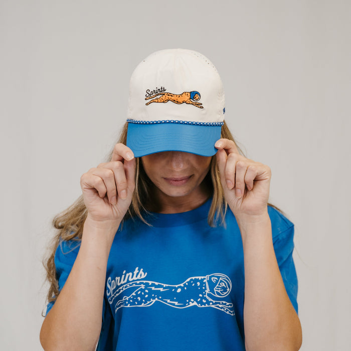 Person wearing the Victory Sprints EZ Rope Snapback Hat
