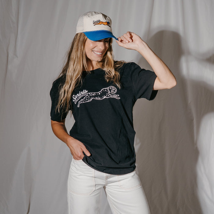 Victory Sprints Luxe Suprima Cotton Tee - Black (Unisex)
