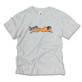 Victory Sprints Luxe Suprima Cotton Tee in Grey - flat lay