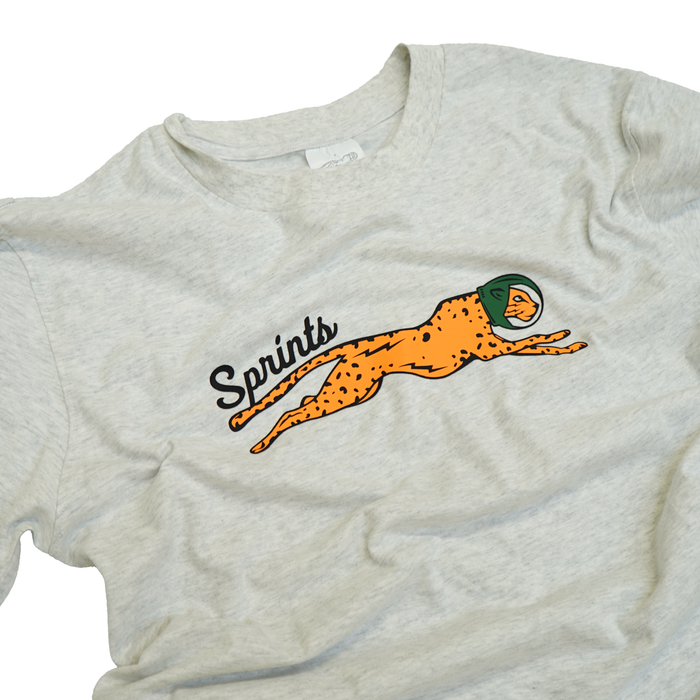 Victory Sprints Luxe Suprima Cotton Tee - Grey (Unisex)