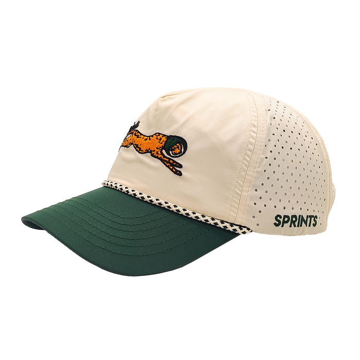 Victory Sprints Max Relax Green EZ Rope Snapback Hat (Unisex)